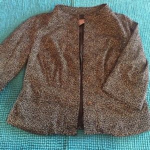 @ INVESTMENTS CROP JACKET  3/4 sleeve Size 8 BA